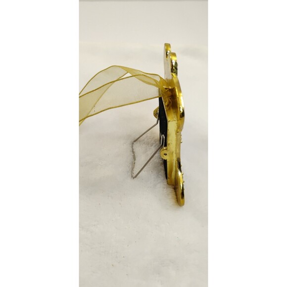 Bombay Christmas Stocking Ornament Photo Picture Frame Faux Rhinestone - Picture 7 of 14